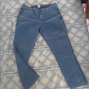 Gap light blue girlfriend chino jeans size 2